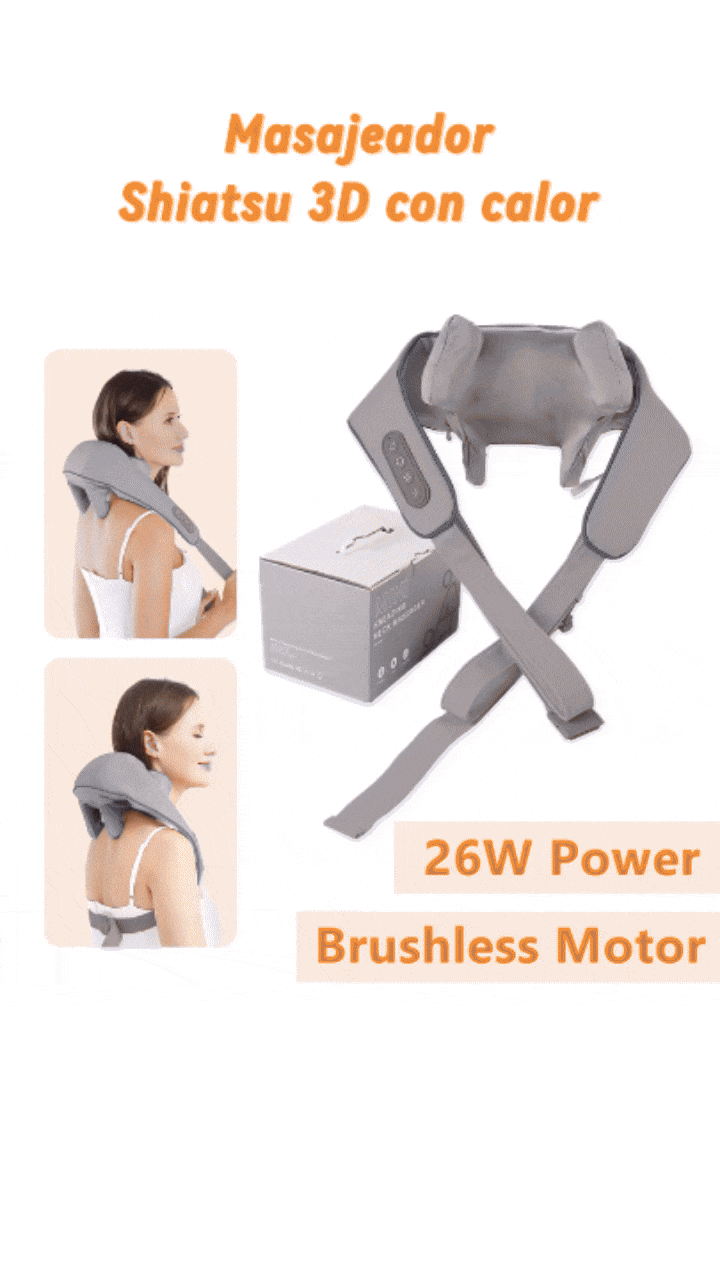 Masajeador Relajante Shiatsu 3D