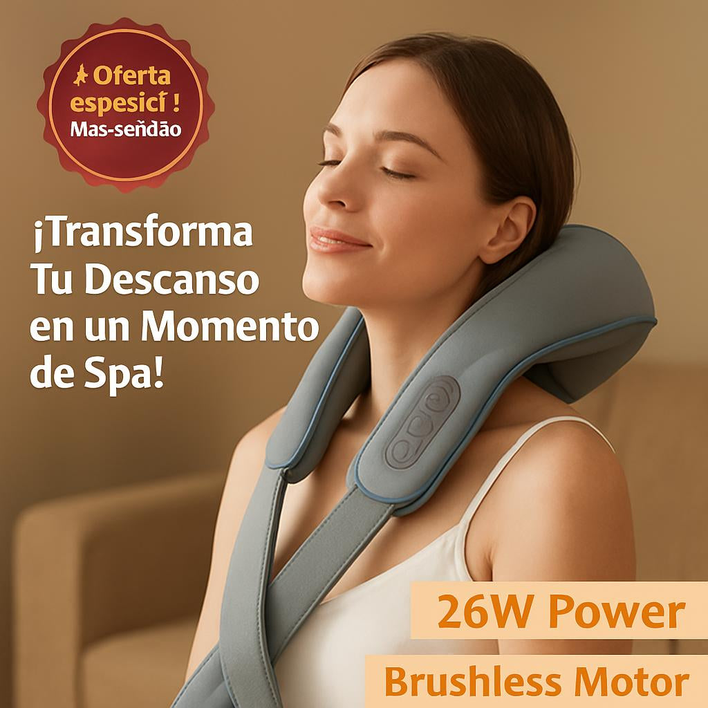 Masajeador Relajante Shiatsu 3D